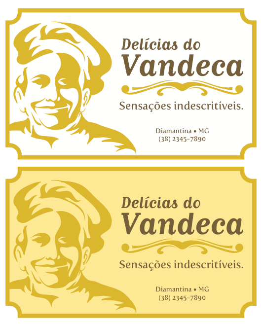 Rótulo - Delícias do Vandeca by Danilo Aroeira