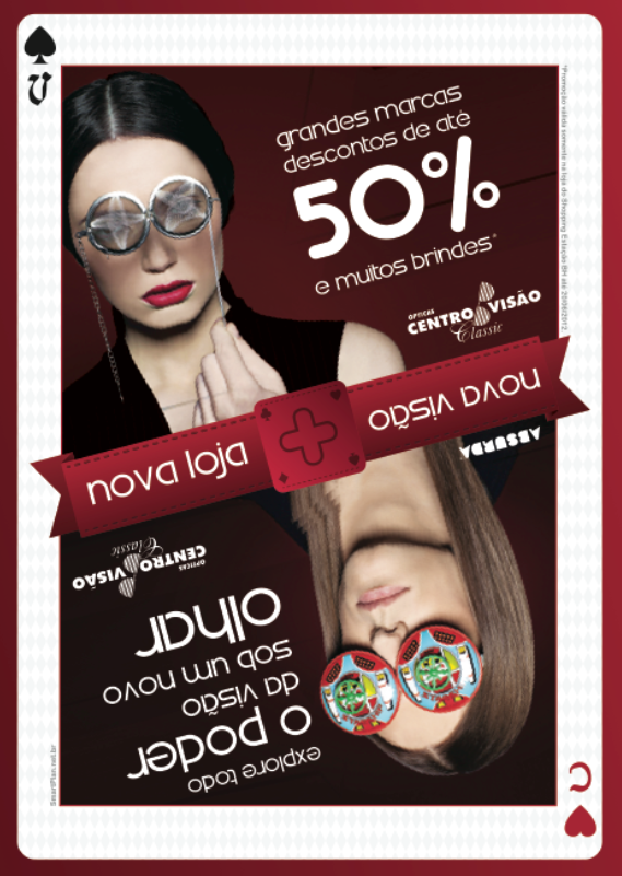 Campanha Nova Loja Centro Visão - Flyer (frente) by Danilo Aroeira